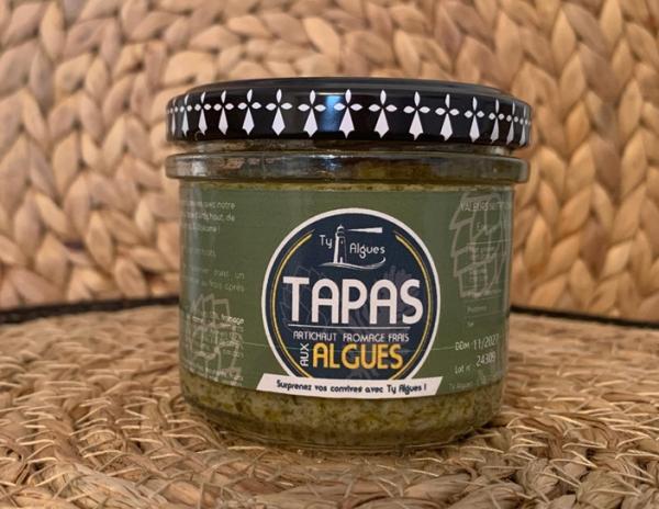 Ty Algues Tapas mit Artischocken, Frischkäse und Wakame-Algen